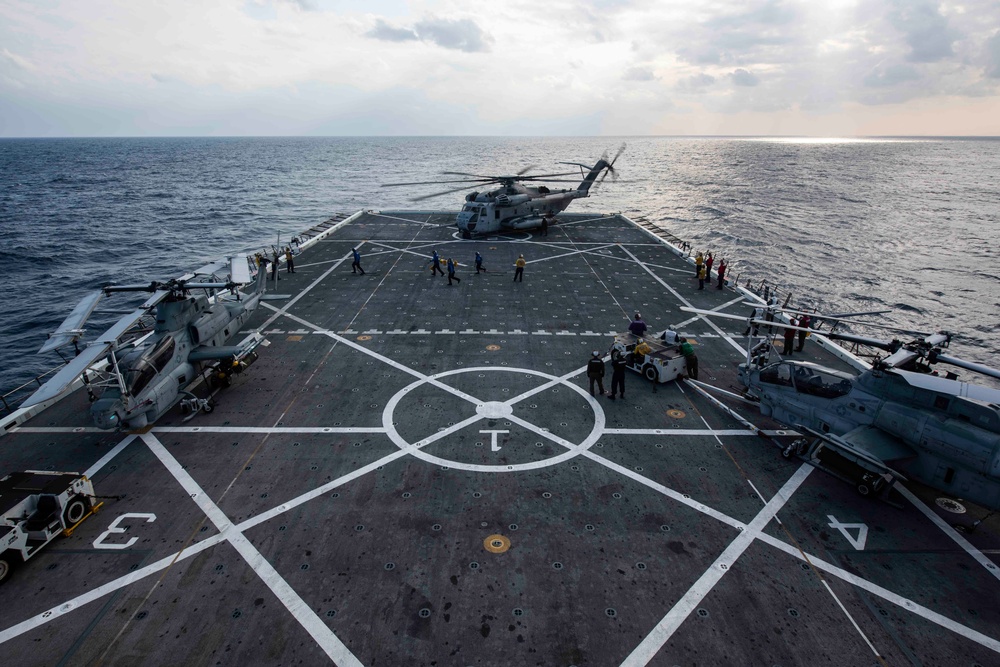 USS New Orleans Flight OPS