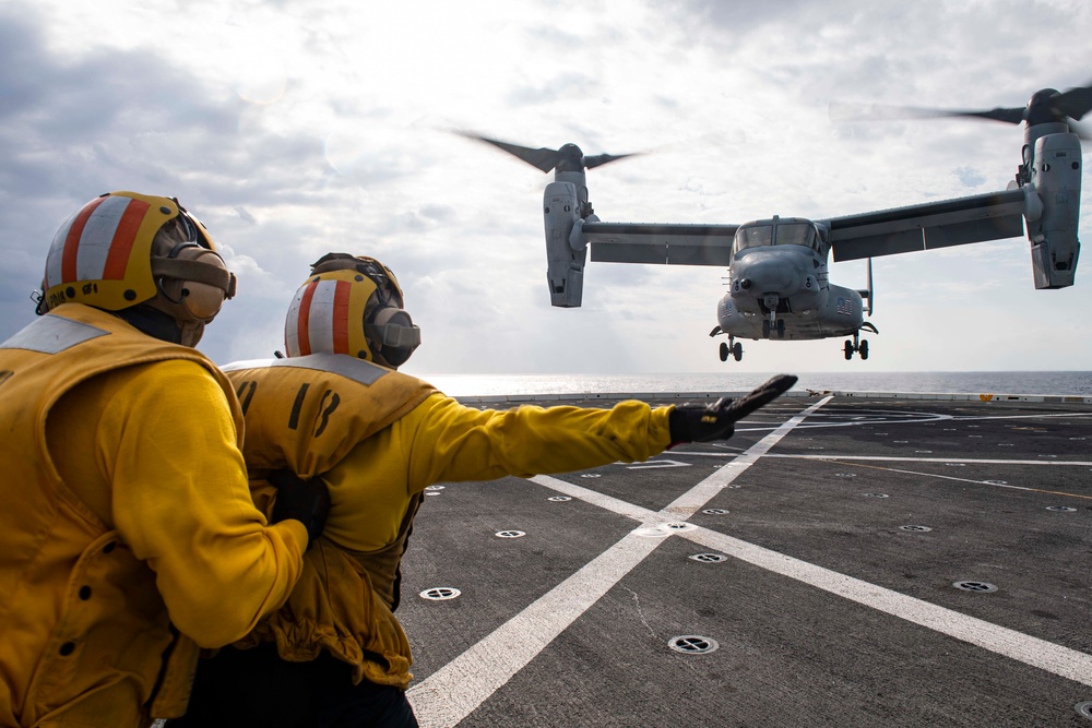 USS New Orleans Flight OPS