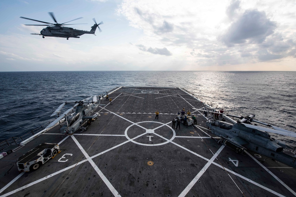 USS New Orleans Flight OPS