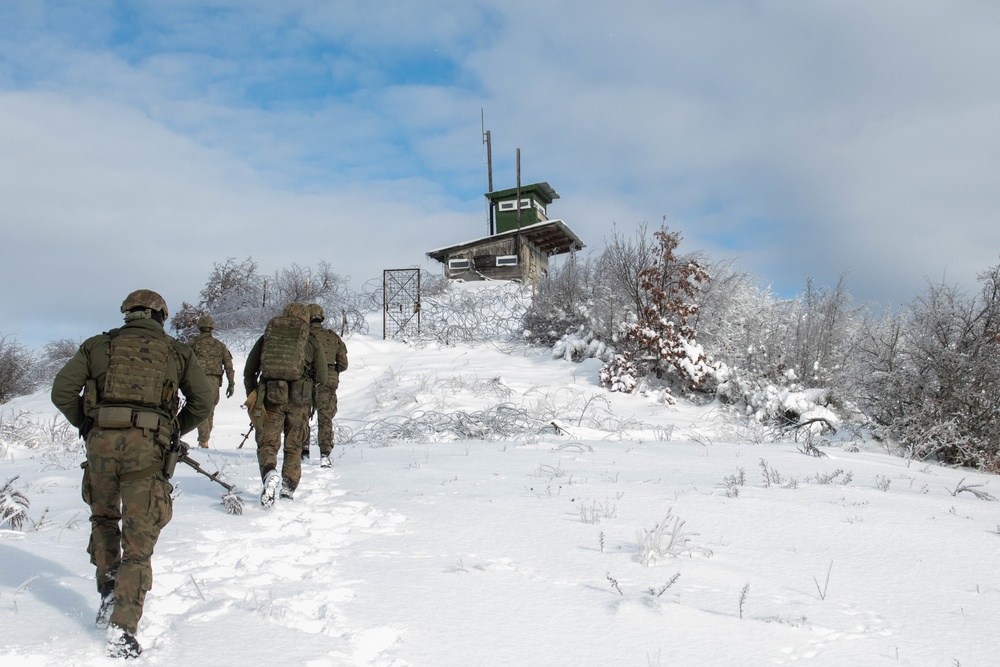 KFOR Polish Contingent conducts ABL patrol