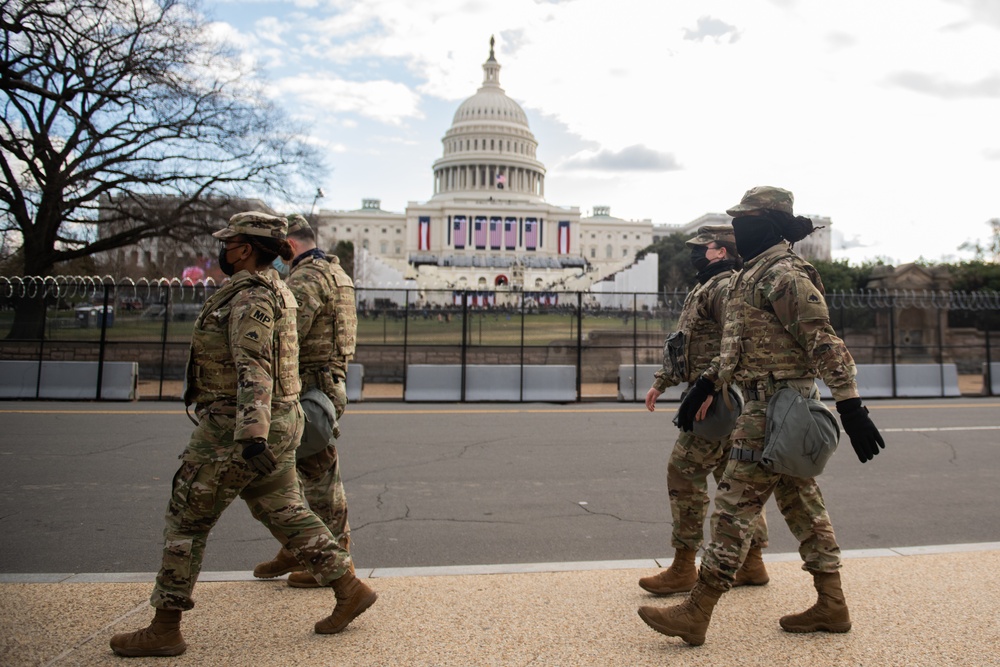 National Guard helps ensure peaceful inauguration