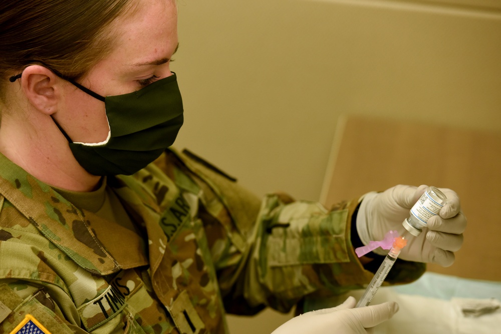 South Carolina National Guard Soldiers receive second COVID19 Moderna vaccination, others receive their first