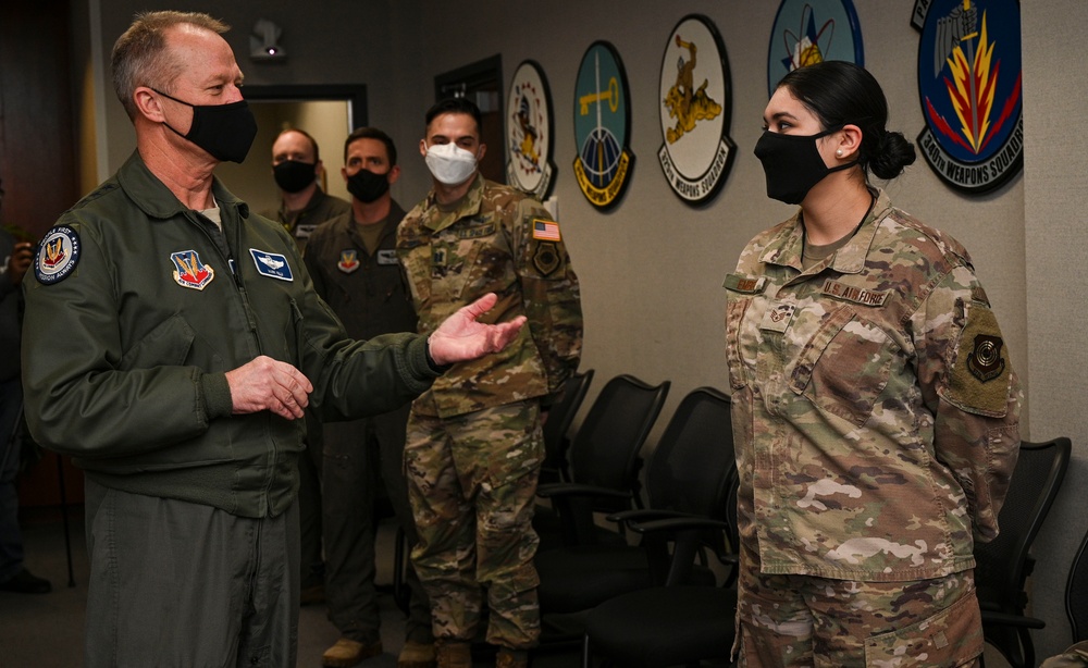 Nellis showcases its mission excellence to Gen Mark Kelly
