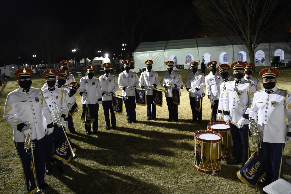 U.S. Army Band supports inauguration day