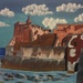 Recovering Soldier transforms blank canvasses into castles, landscapes and a skyscape