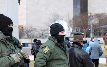CBP supports the 59th Presidential Inauguration