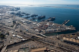 Aerial Photo of Naval Base San Diego