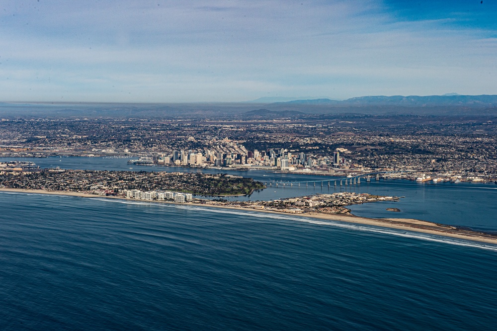 An Aerial Photo Of San Diego