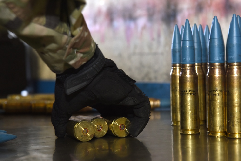 169th Fighter Wing munitions specialists