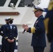 Atlantic Area commander speaks to members USCGC Charles Moulthrope (WPC 1141)