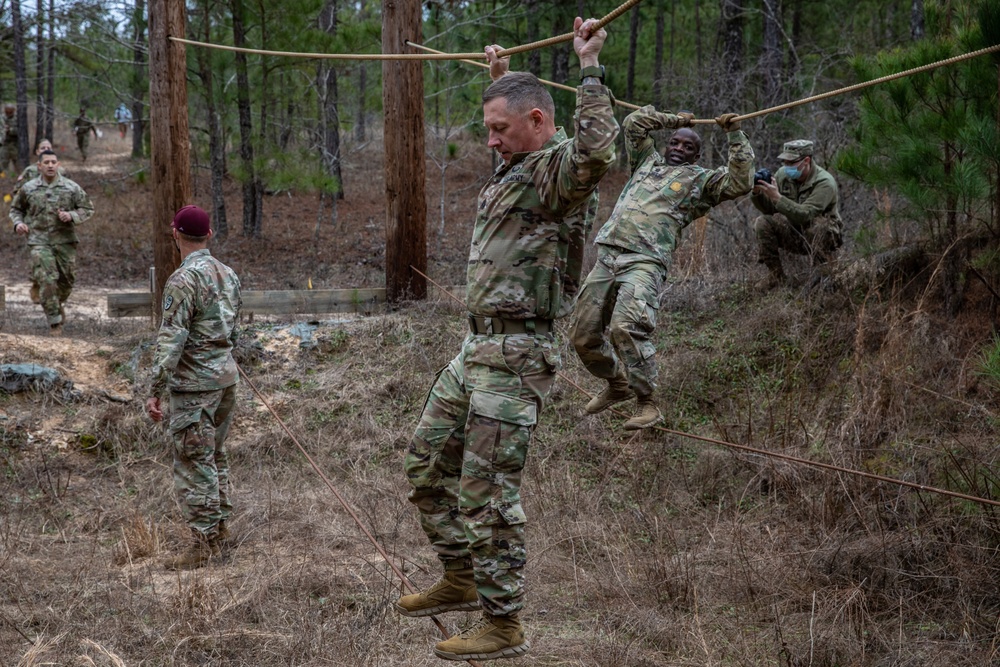 2021 Army Best Medic Competition Sergeant Major Obstacle Course Validation