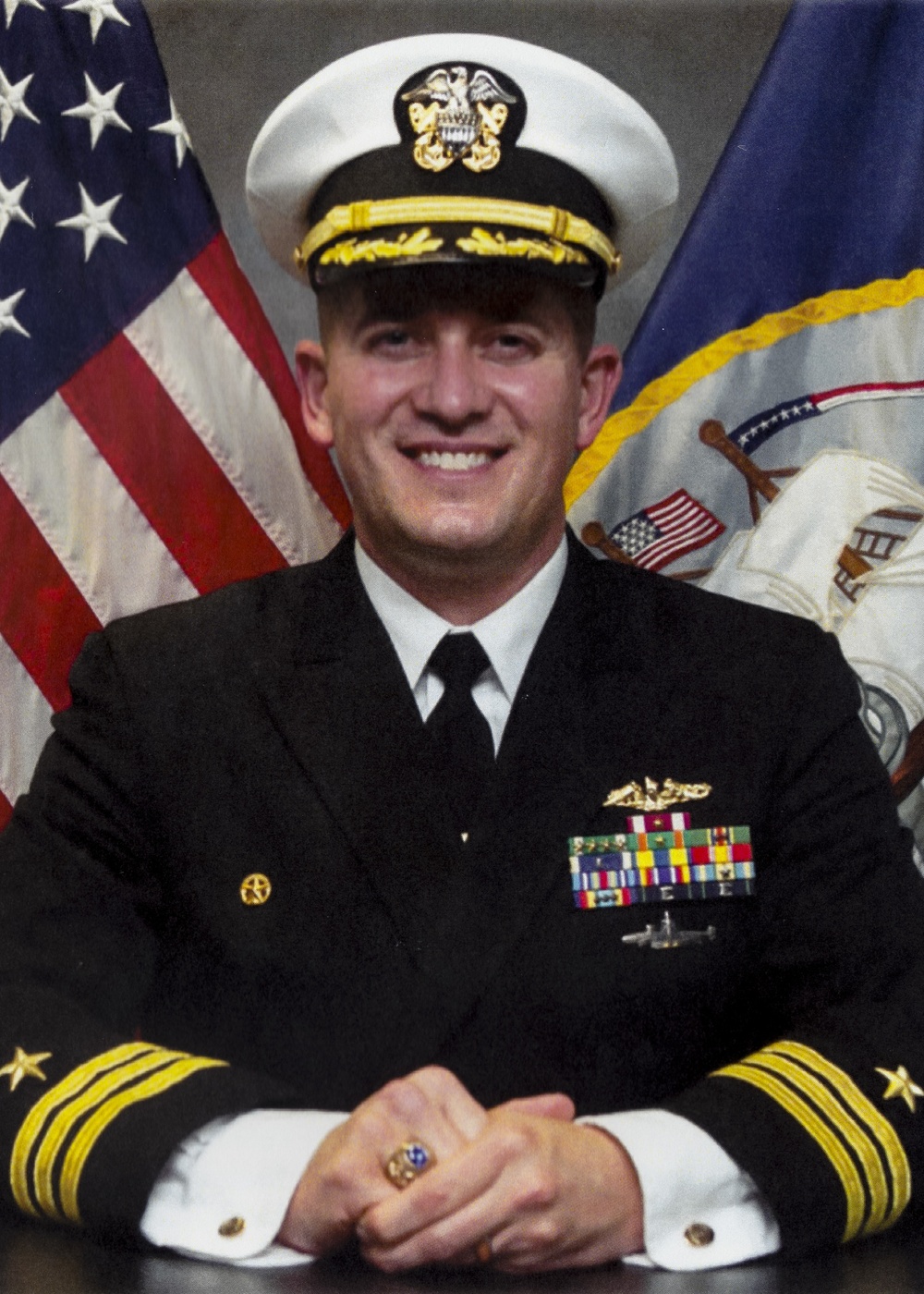 USS Nebraska Blue Salutes New Commander