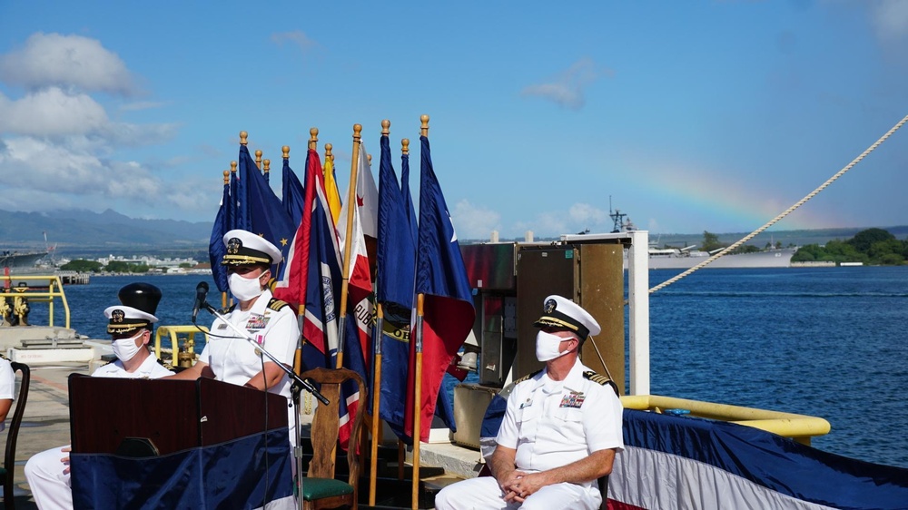 USS William P. Lawrence Change of Command