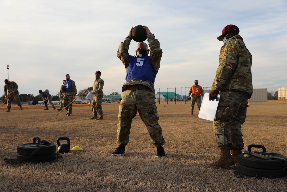 Army Best Medic Competition 2021 ACFT Lane Validation