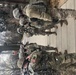 U.S. Soldiers from 851st Vertical Engineer Company prepare to move to their posts in Washington D.C.