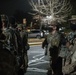 U.S. Soldiers from 682nd Engineer Battalion stand in formation in Washington D.C. as they prepare for a mission to the Capitol.