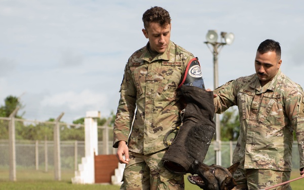 Security forces welcomes newest military working dog