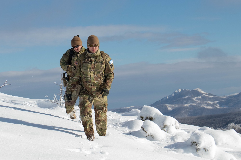 KFOR conducts HLS clearing in snow