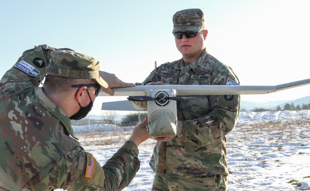 Iowa Soldiers take class on RQ-20 PUMA aircraft for KFOR mission