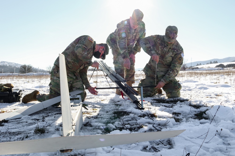 Iowa Soldiers take class on RQ-20 PUMA aircraft for KFOR mission