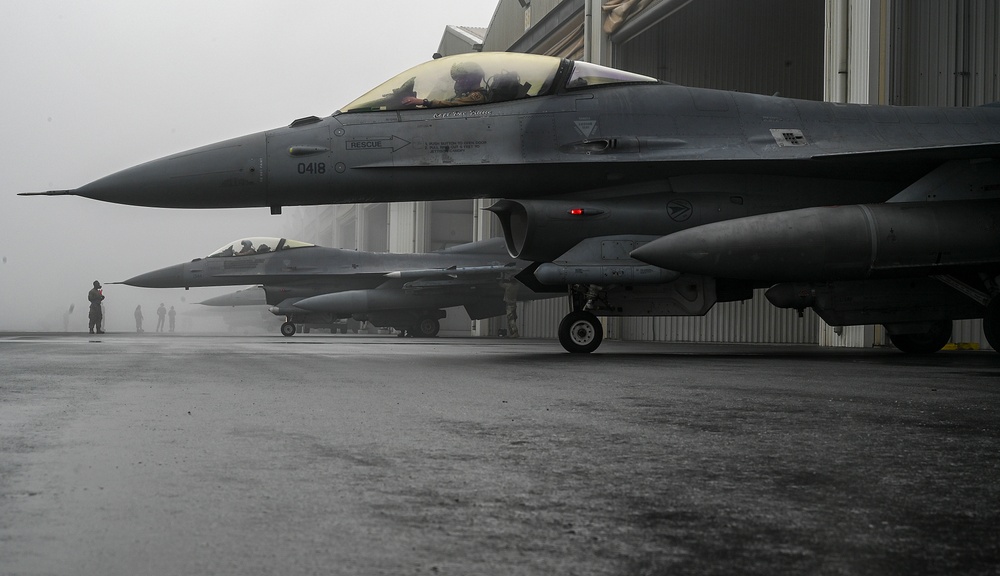 Spangdahlem fighters prepare for takeoff