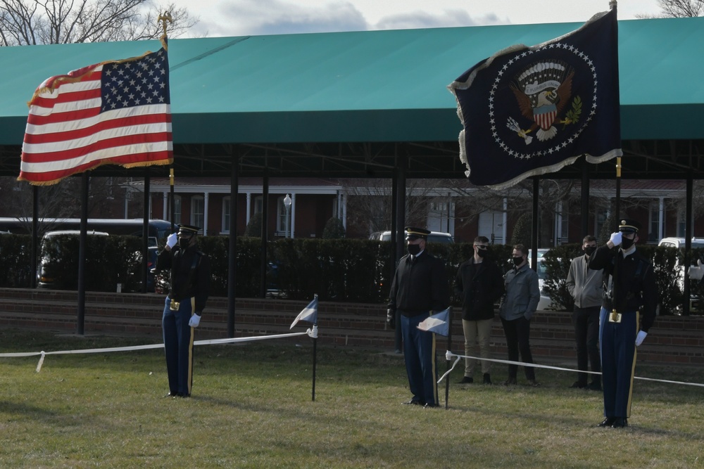 Joint Forces Honor Guard rehearses for 59th Presidential Inauguration