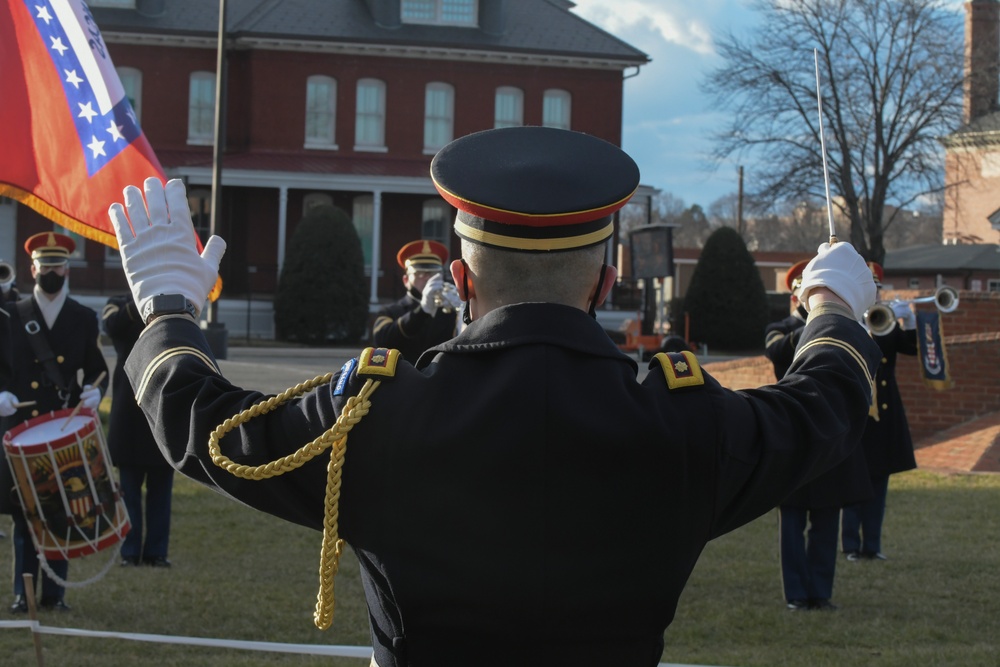 Joint Forces Honor Guard rehearses for 59th Presidential Inauguration