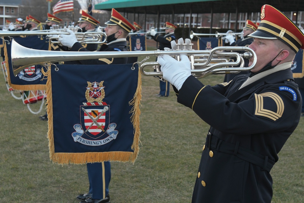 Joint Forces Honor Guard rehearses for 59th Presidential Inauguration