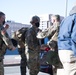 Commander of Task Force Crowd in Washington D.C. shakes hands with Command team of 682nd Engineer Battalion, MN National Guard.