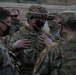 Lt. Col. John McRae, commander of the 682nd Engineer Battalion, MN National Guard, talks his soldiers from the 851st Vertical Engineer Battalion.