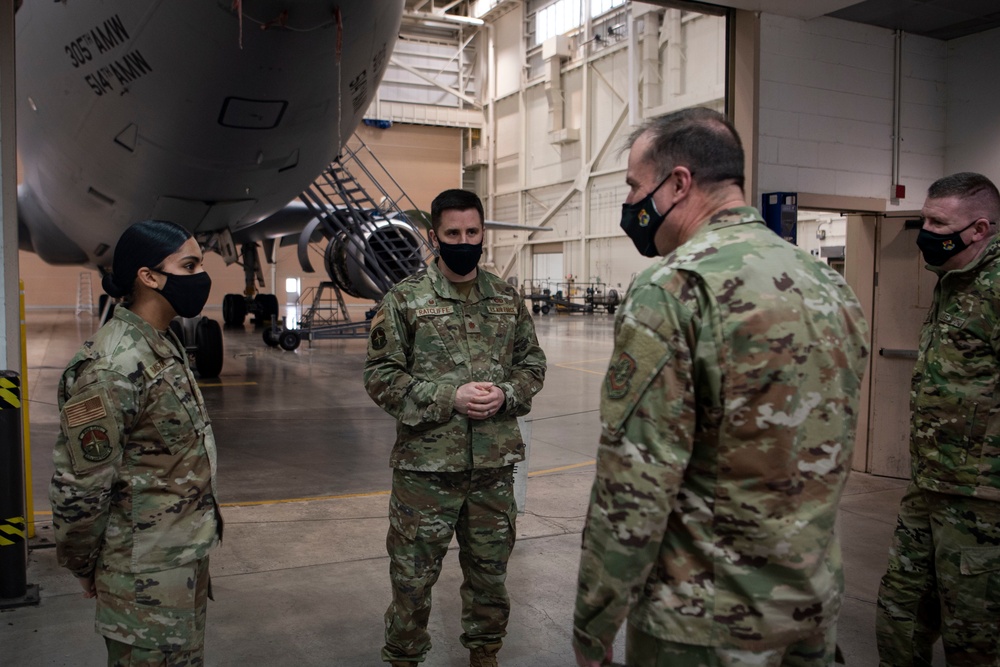 In the spirit of innovation: 18 AF visits the 305th AMW