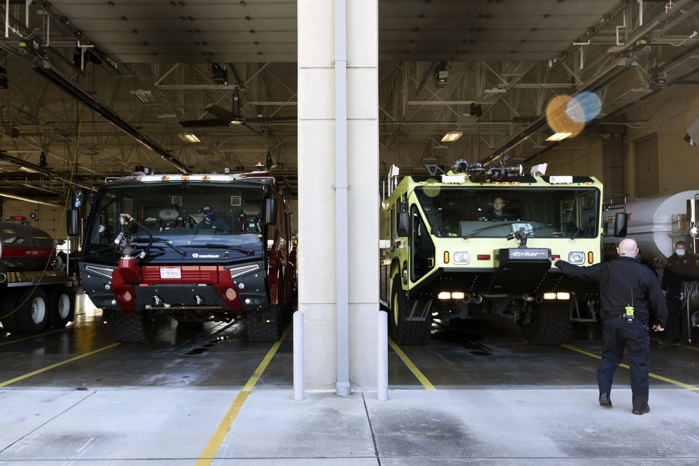 Dayton Airport firetruck keeps flight mission on track