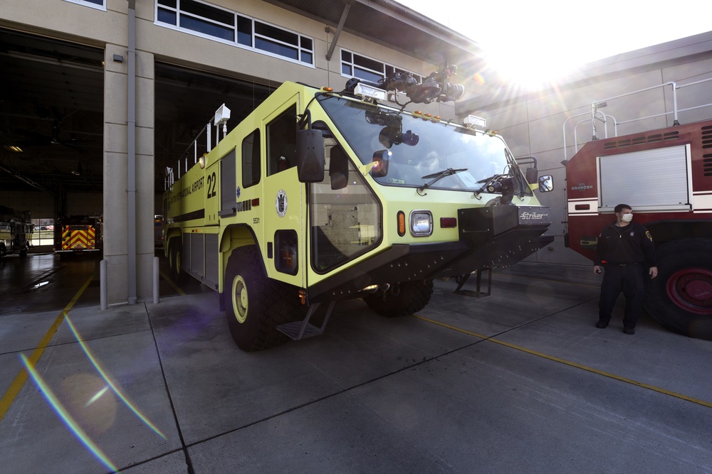 Dayton Airport firetruck keeps flight mission on track