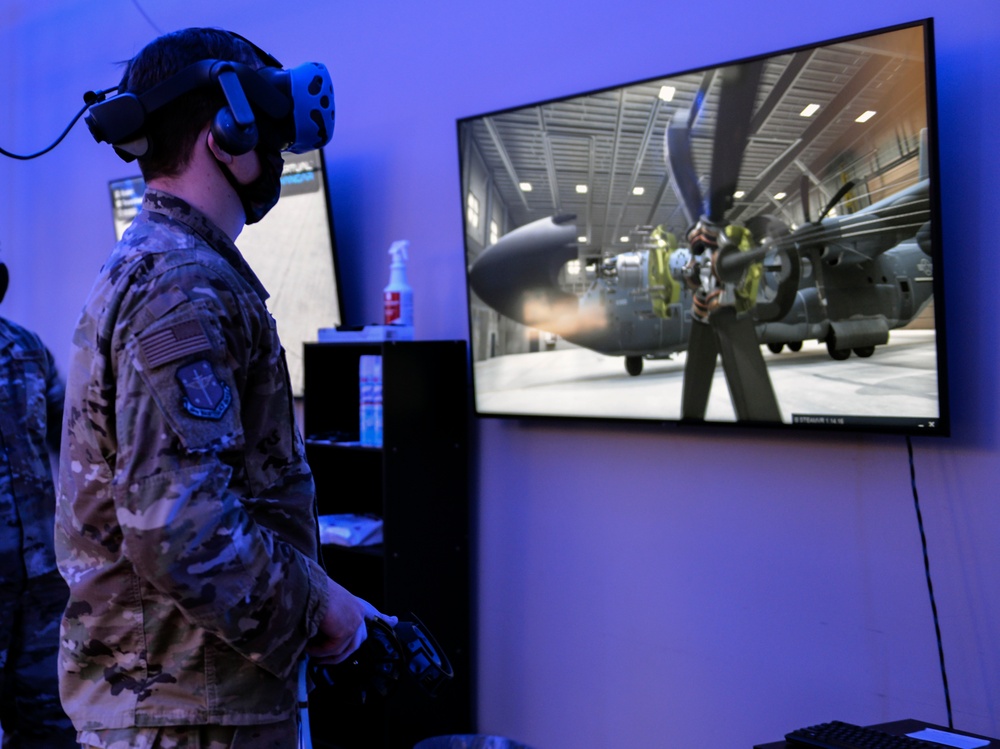 LRAFB Virtual Reality Maintenance Center to enhance Airmen’s training