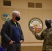 U.S. Army Col. Earl G. Matthews, right, staff judge advocate with Joint Force Headquarters, District of Columbia National Guard, speaks with Christopher C. Miller, the acting secretary of defense, at the D.C. Armory in Washington, D.C., Jan. 16, 2021