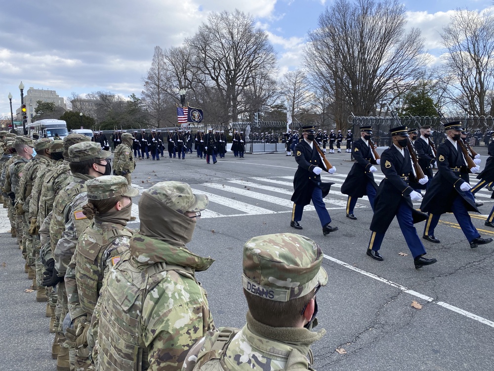 Virginia National Guard Soldiers support 59th Presidential Inauguration
