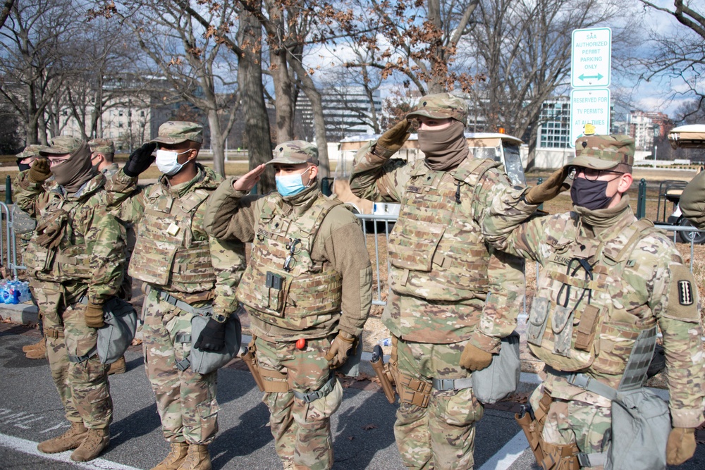 Virginia National Guard Soldiers support 59th Presidential Inauguration