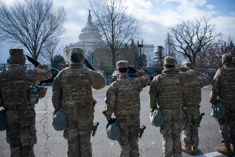 Virginia National Guard Soldiers support 59th Presidential Inauguration