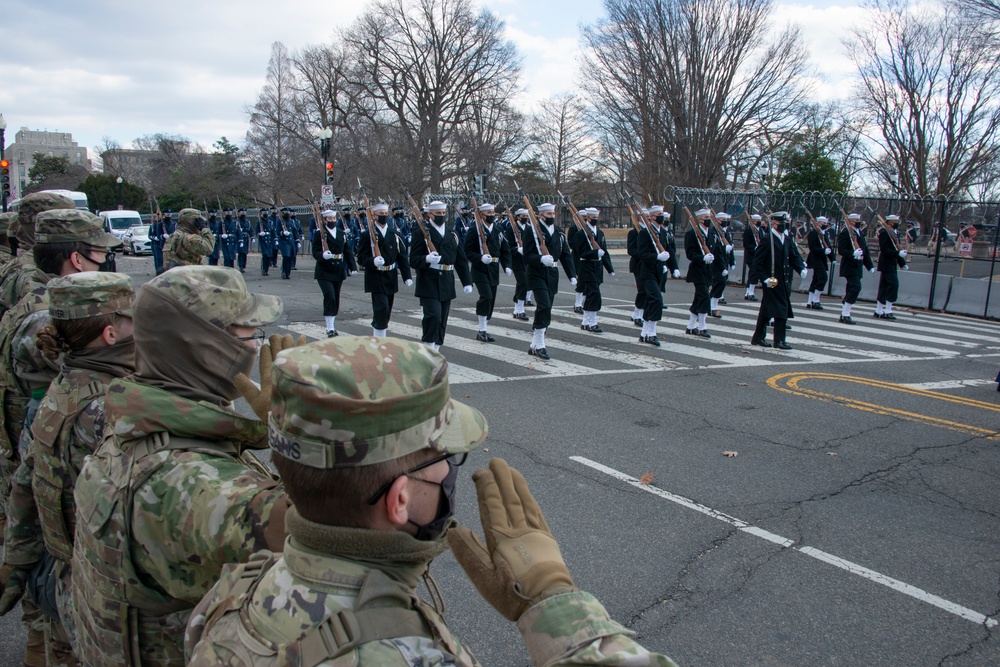 Virginia National Guard Soldiers support 59th Presidential Inauguration