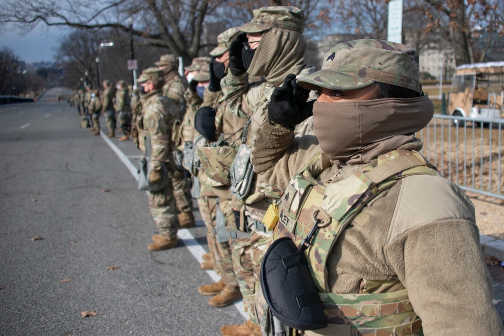 Virginia National Guard Soldiers support 59th Presidential Inauguration