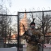 U.S. Army Sgt. Cody Anderson with Bravo Company, 1st Battalion, 128th Infantry, Wisconsin National Guard, stands guard in Washington, D.C., Jan. 20, 2021