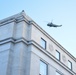 Marine One flies over the Capitol area in Washington, D.C., Jan. 20, 2021