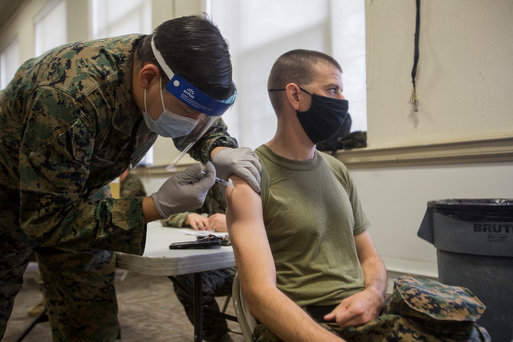 2nd MEB receives COVID-19 vaccine