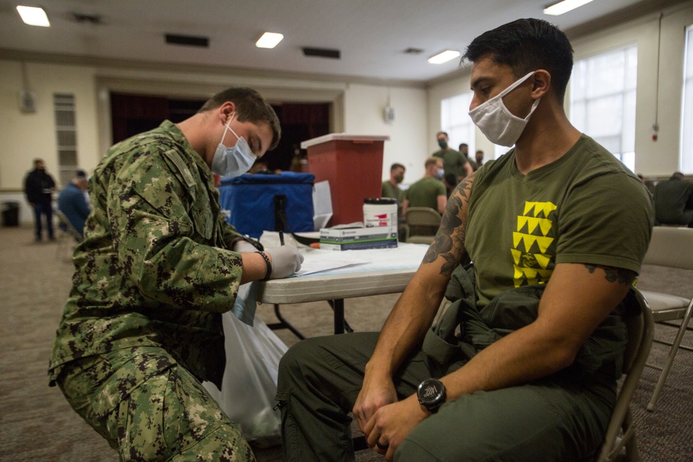 2nd MEB receives COVID-19 vaccine