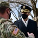 U.S. Army Gen. Daniel R. Hokanson, Chief of the National Guard Bureau, speaks with a Soldier after the inauguration in Washington, D.C., Jan. 20, 2021