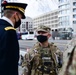 U.S. Army Col. Christopher J. Samulski, commander, 116th Infantry Brigade Combat Team, Virginia National Guard, speaks with Gen. Daniel R. Hokanson, Chief of the National Guard Bureau, in Washington, D.C., Jan. 20, 2021