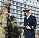 U.S. Army Gen. Daniel R. Hokanson, Chief of the National Guard Bureau, speaks with Soldiers from the 3rd Battalion, 121st Infantry Regiment, Georgia National Guard, after the inauguration in Washington, D.C., Jan. 20, 2021