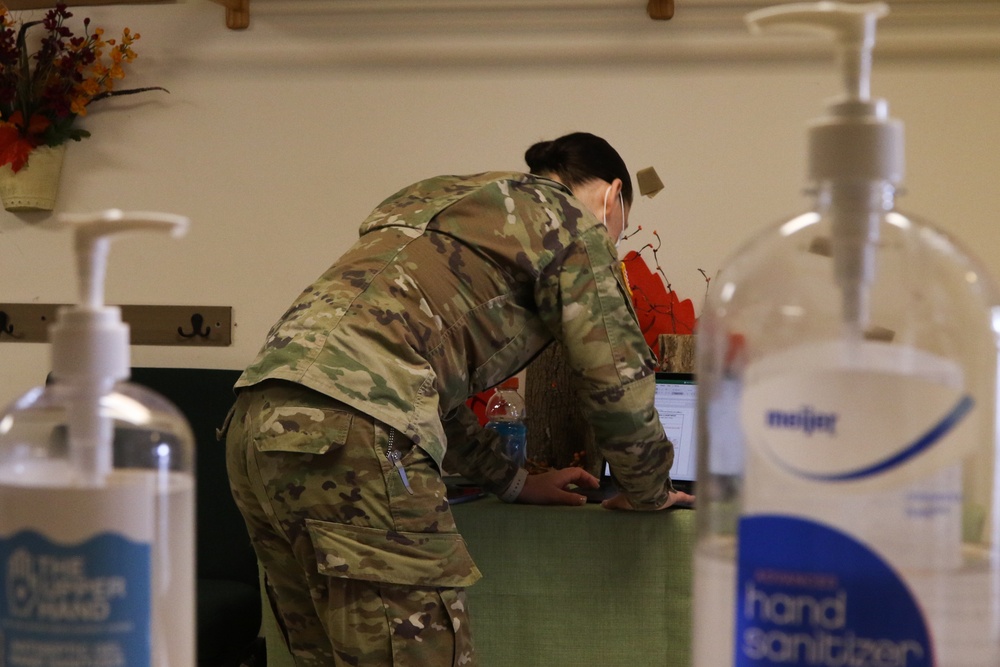 Michigan National Guard teams with healthcare professionals in COVID response