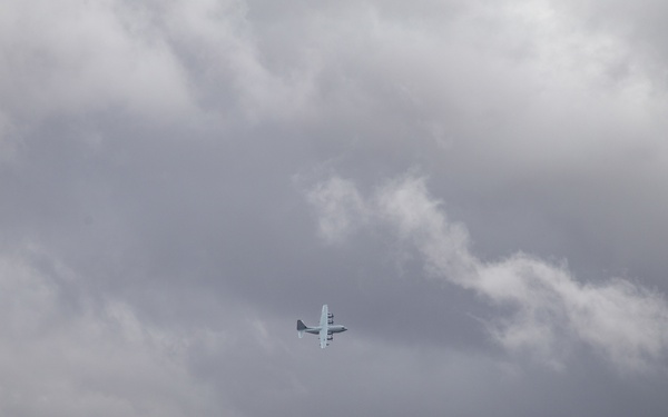 KC-130J evades Smokey Sams