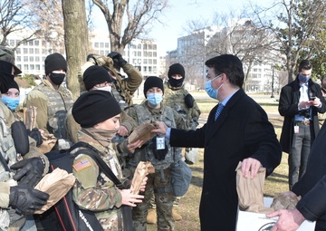 Pennsylvania Congressmen recognize Guard members while on duty to protect the Capitol